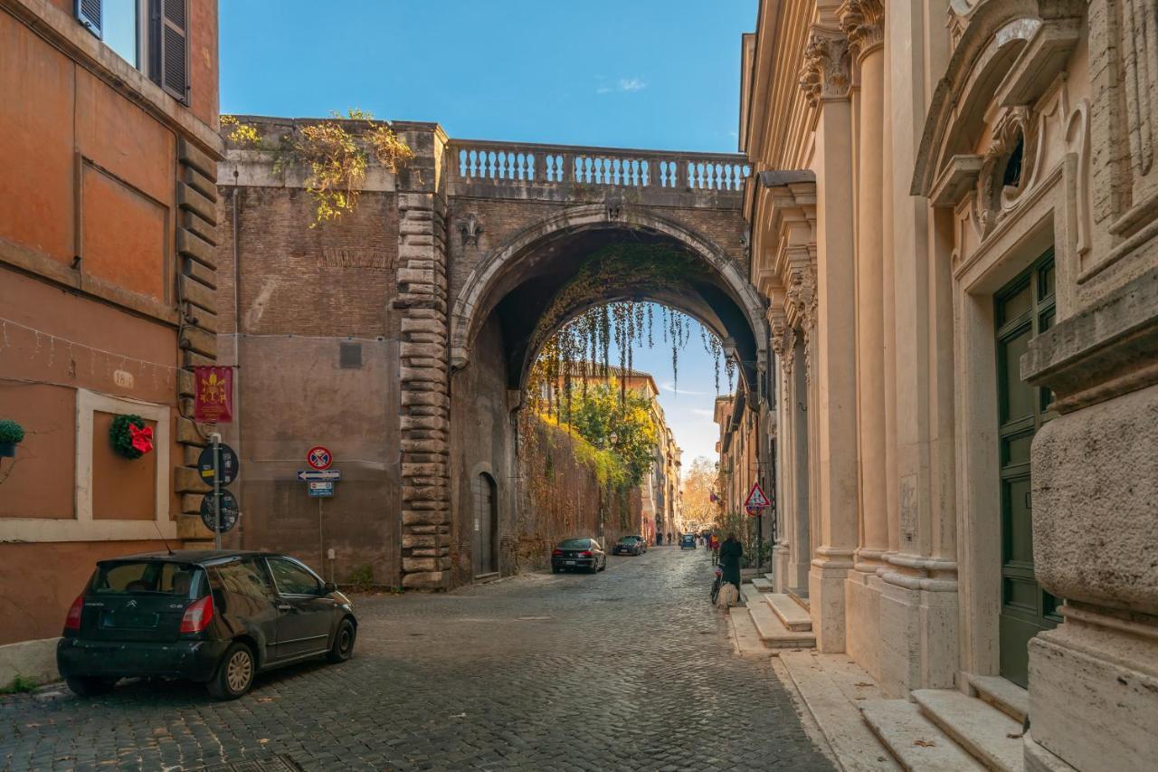 Chic And Style In Historical Via Giulia Apartment Roma Exterior foto